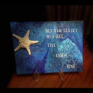 Acrylic pour painting